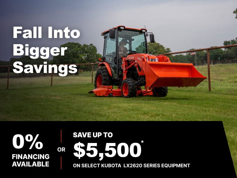 Save on Select LX2620 Series Tractors Save on Select LX2620 Series Tractors